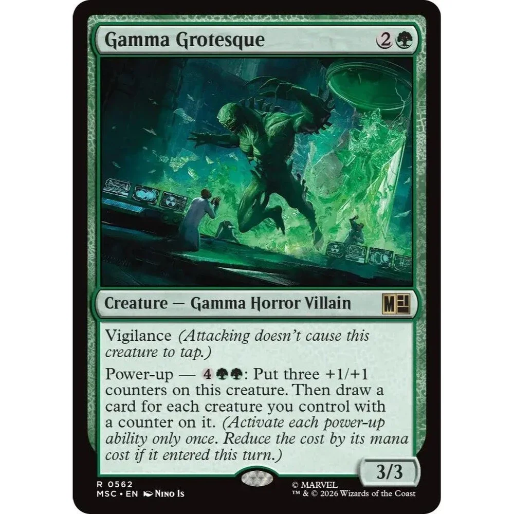 Gamma Grotesque | MSC | 562 | NM/Rare | 061-BBOX